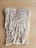Isabelle rustic natural cotton shawl