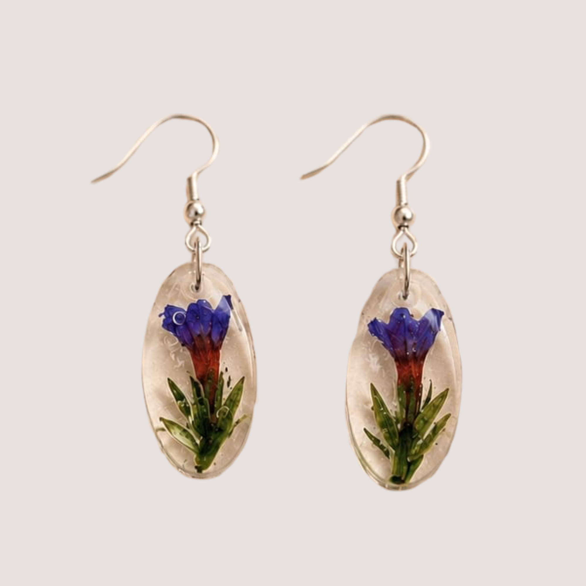 Pendientes Lithodora Blue